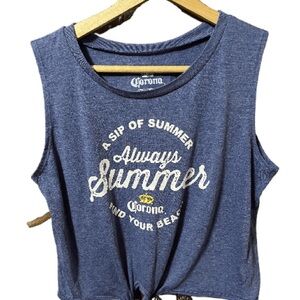 CORONA always summer sleeveless shirt size medium